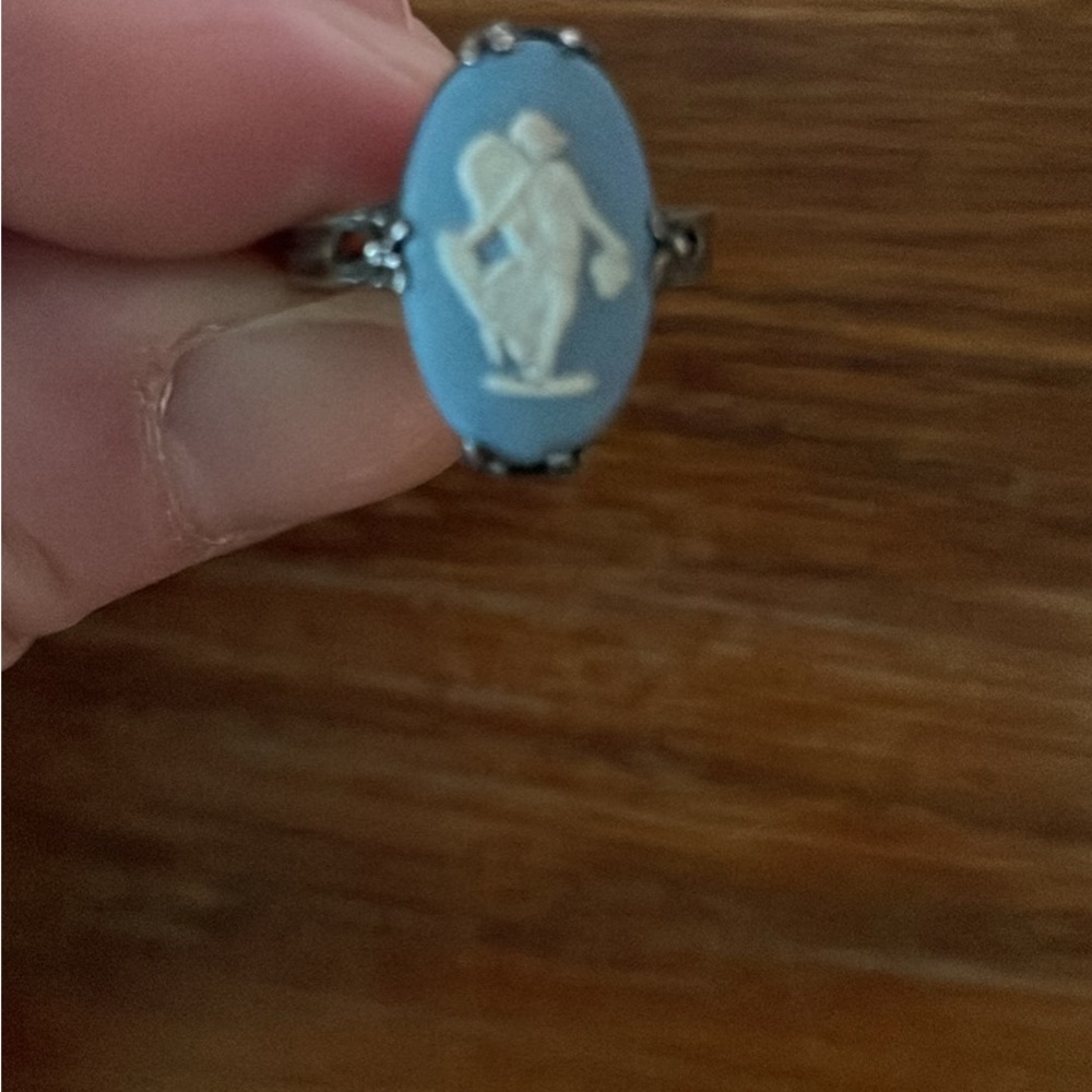 Wedge wood Angel ring